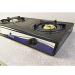 Table Top Non-Stick Electronic Auto Ignition 2 Burner Gas Stove (BW2512) - Image 3