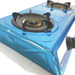 Table Top Stainless Steel  Auto Ignition Double Burner Gas Cooker (BW2604) - Image 3