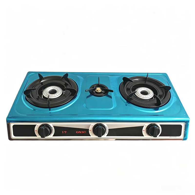 BW3411 3 Burner Gas Cooktops(BW3411)-Auto Ignition, Stainless Steel Panel Top - Image 1