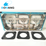 Table Top Stainless Steel Electronic Auto Ignition 3 Burner Gas Cooker (BW3501) - Image 4