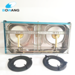 Table Top Stainless Steel  Electronic Auto Ignition 2 Burner Gas Cooker (BW2403) - Image 5