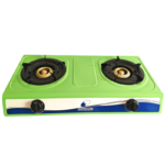 2 Burner  Gas  Cooktops(BW7601)-Auto Ignition, Green Painted Panel Top