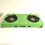 2 Burner  Gas  Cooktops(BW7601)-Auto Ignition, Green Painted Panel Top - Image 3