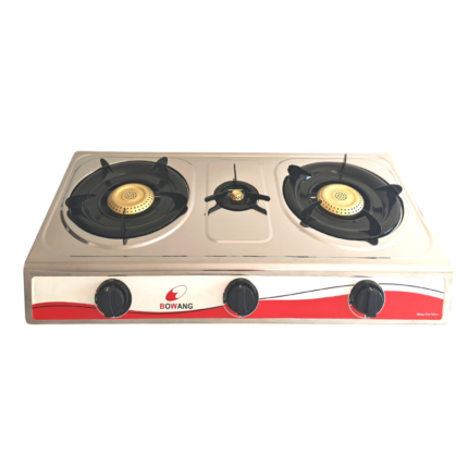 Table Top Stainless Steel  Electronic Auto Ignition 3 Burner Gas Cooker (BW3403)